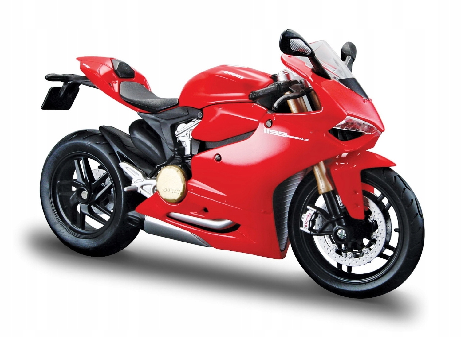 Modellino Ducati 1199 Panigale Maisto - Scala 1:12, In Metallo, Con Cavalletto - Foto 7